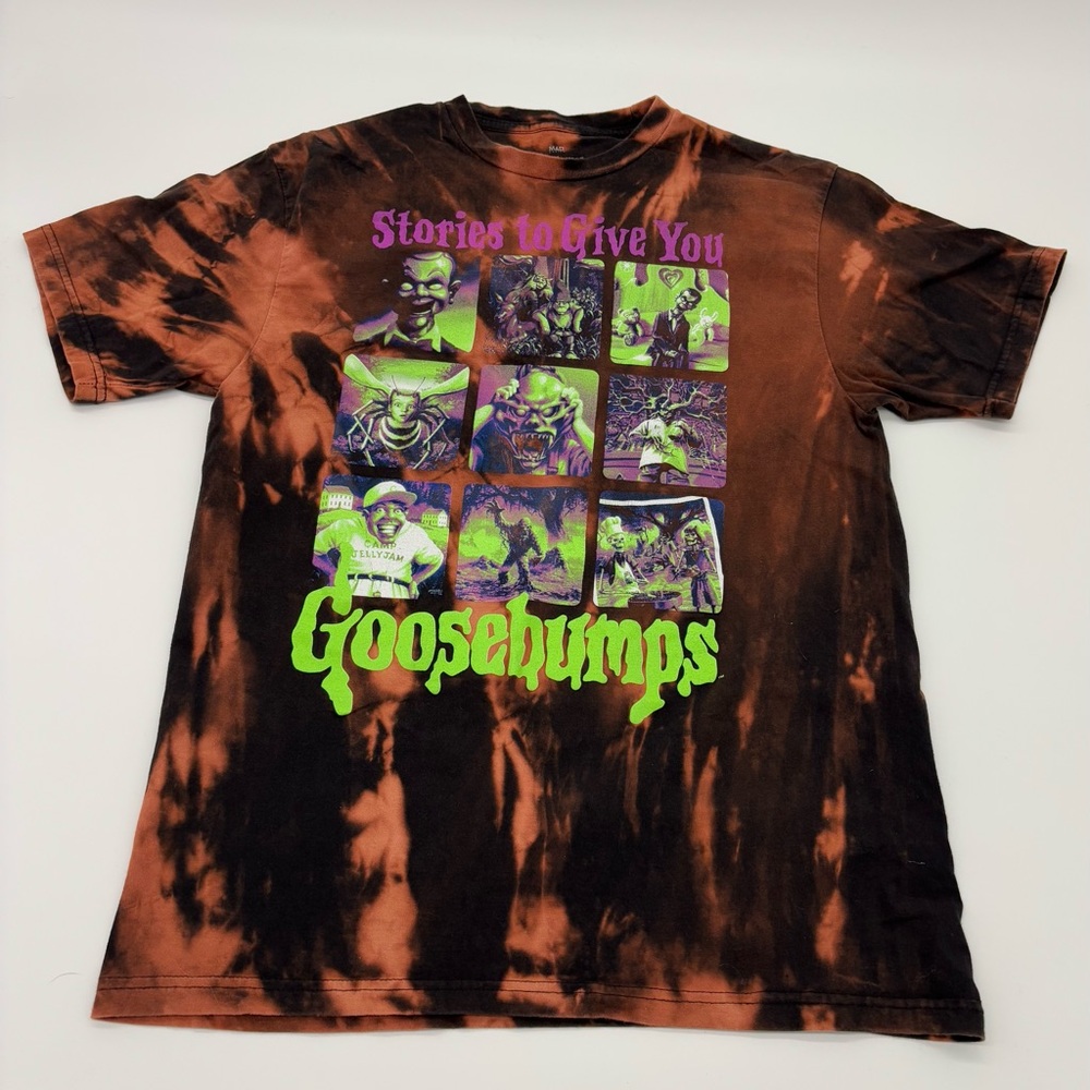 Goosebumps Tie-Dye Graphic T-Shirt – Adult L – Stories to Give You Goosebumps